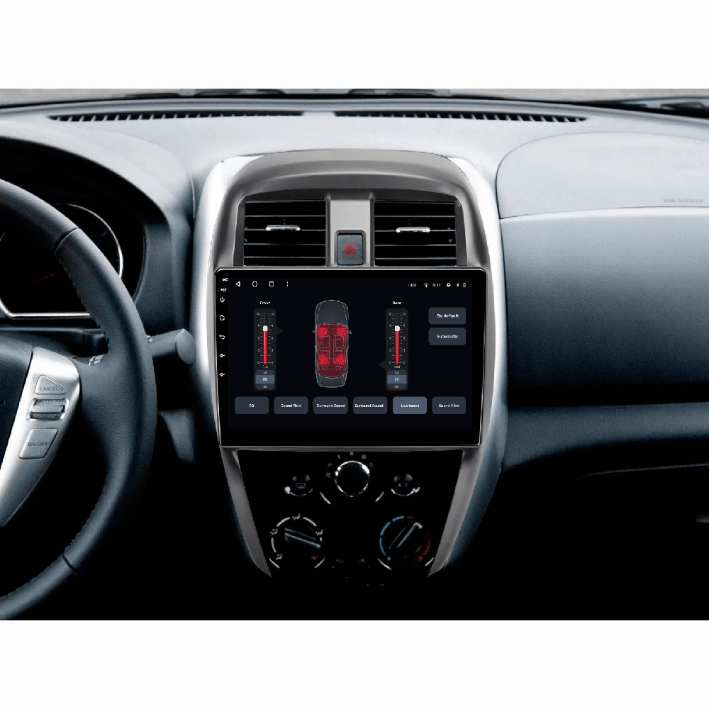 Внешний вид Автомагнитола GAZER T6010-C17F для Nissan Sunny 2014-2016