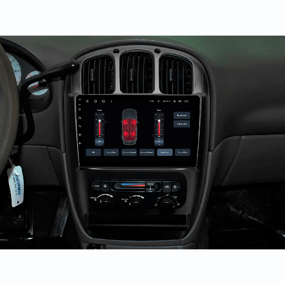 Зовнішній вигляд Автомагнітола GAZER T6010-CRS/H для Chrysler Voyager RG RS, Town & Country RS 2000-2007