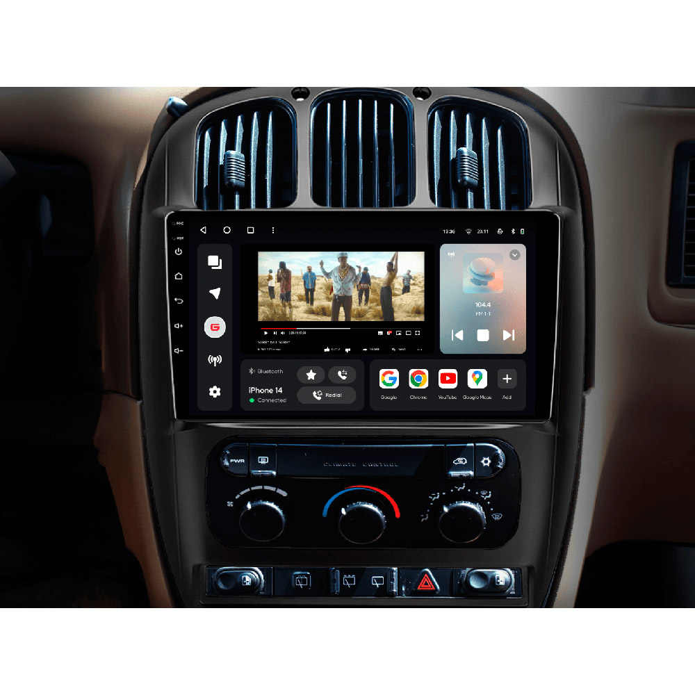 Фото Автомагнитола GAZER T6010-CRS/L для Chrysler Voyager RG RS, Town & Country RS 2000-2007