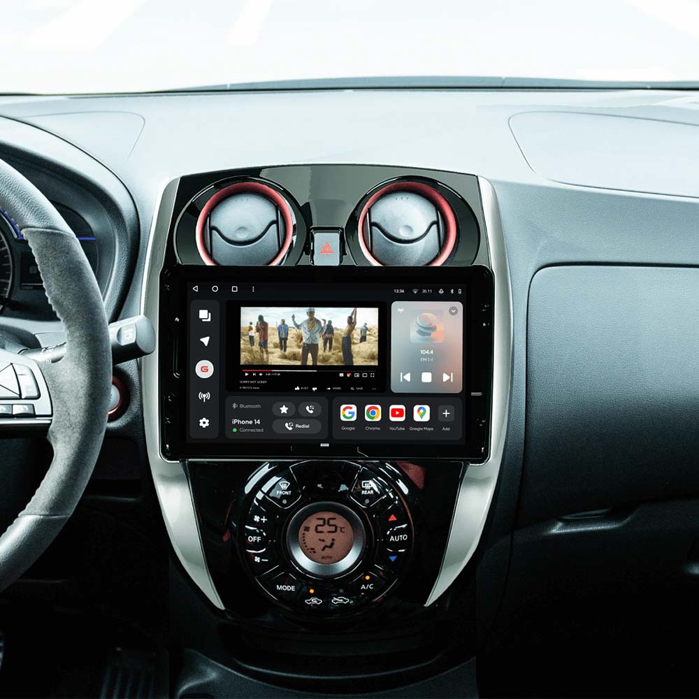 Фото Автомагнітола GAZER T6010-E12 для Nissan Note 2 2012-2021