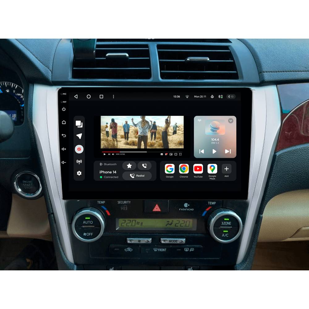 Автомагнітола GAZER T6010-XV55 для Toyota Camry 7 (XV55) (USA) 2014-2017 (78952) Модель автомобіля Toyota Camry 7 (XV55) (USA) 2014-2017