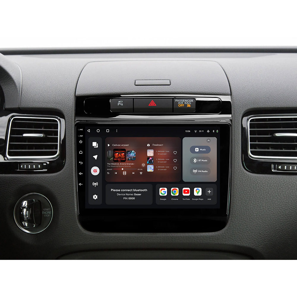Автомагнітола GAZER T6009-7P/L PRO для Volkswagen Touareg (7P) 2010-2018 (79208) Марка автомобіля Volkswagen