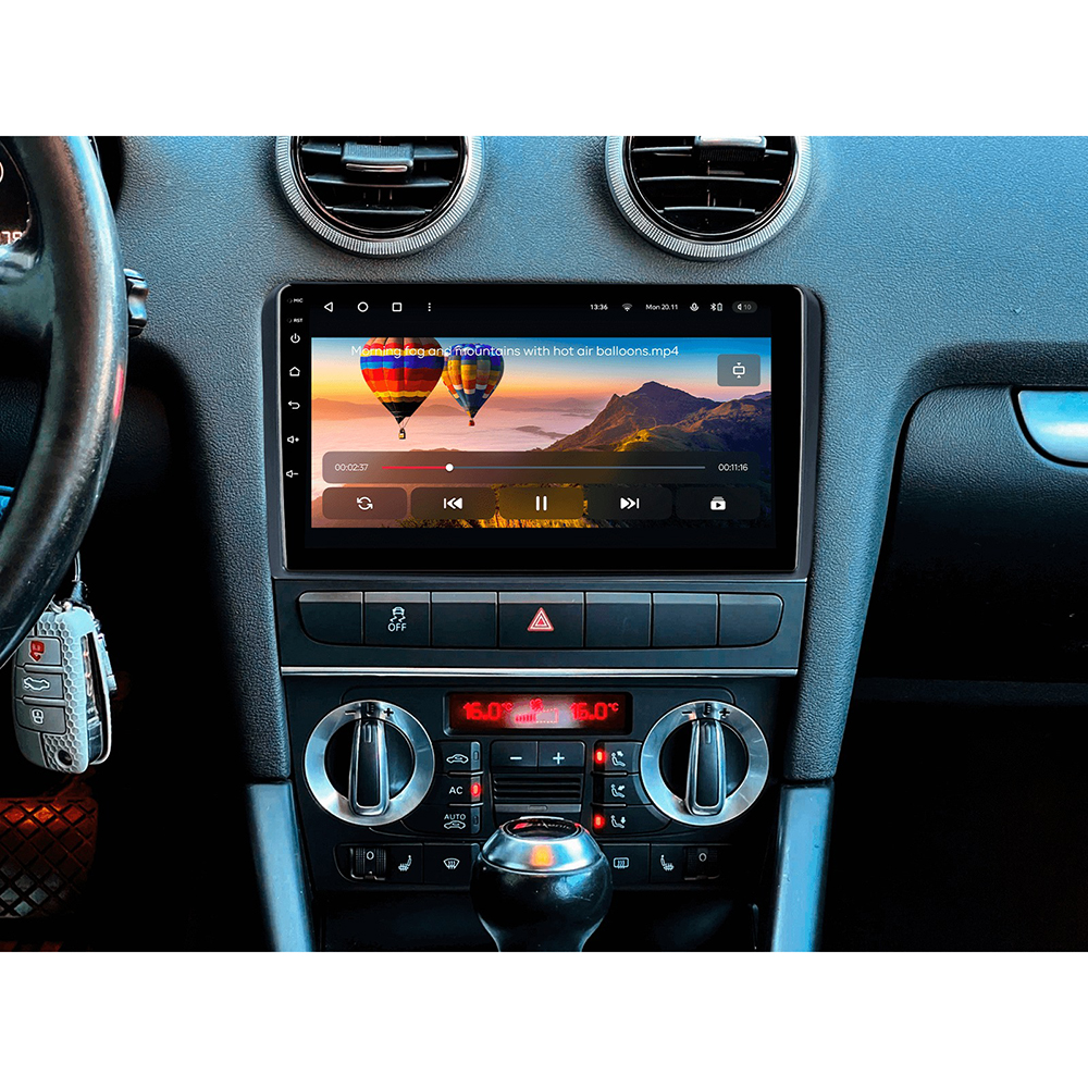 Изображение Автомагнитола GAZER T6009-8P PRO для Audi A3 2 2003-2013, S3 2 2006-2012, RS3 1 2011-2012 (79212)