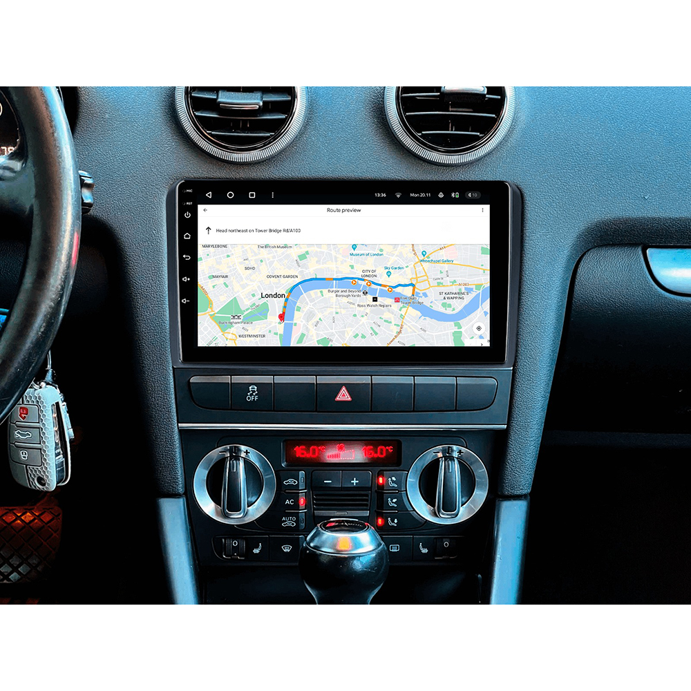Фото Автомагнитола GAZER T6009-8P PRO для Audi A3 2 2003-2013, S3 2 2006-2012, RS3 1 2011-2012 (79212)