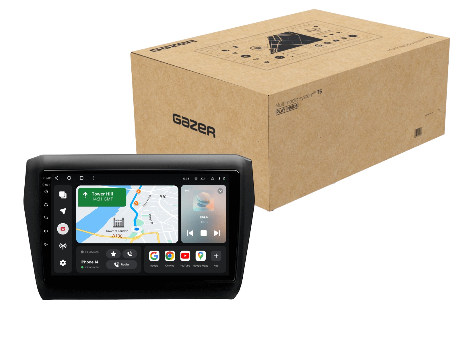 Автомагнітола GAZER T6009-A2L PRO для Suzuki Swift 3 (A2L) 2016-2020 (79226) Додатково CarPlay; Android Auto; Мікрофон; Голосове керування; 4G (LTE); 3G; GPS-модуль, Вбудована пам'ять - 64 Гб, Оперативна пам'ять - 4096 МБ, Частота процесора - 2000 МГц, Кількість ядер - 8, Процесор - 2 ядра A75 2.0 ГГц + 6 ядер A55 1.8 ГГц, 12 нм