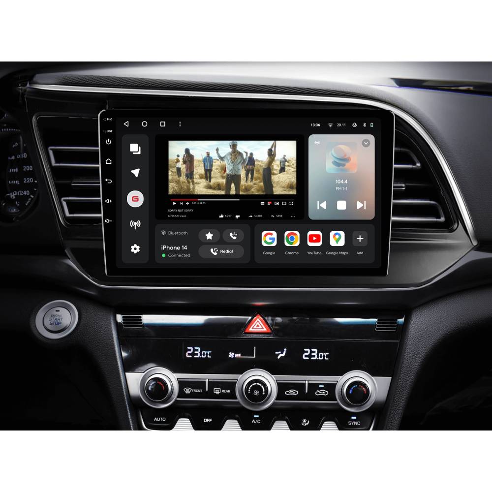 Автомагнитола GAZER T6009-ADF/L PRO для Hyundai Elantra 6 (AD) 2018-2020 (79244) Модель автомобиля Hyundai Elantra 6 (AD) 2018-2020
