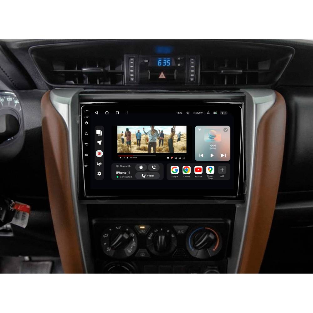 Автомагнітола GAZER T6009-AN150 PRO для Toyota Fortuner 2 (AN150, AN160) 2015-2018 (79258) Модель автомобіля Toyota Fortuner 2 (AN150, AN160) 2015-2018