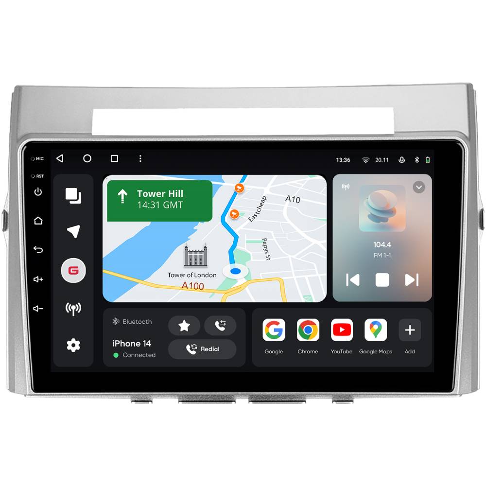 Автомагнітола GAZER T6009-AR10 PRO ДКЗ Toyota Corolla, Verso (AR10) 2004-2009 (7027950) Автомагнітола GAZER T6009-AR10 PRO ДКЗ Toyota Corolla, Verso (AR10) 2004-2009 (7027950)