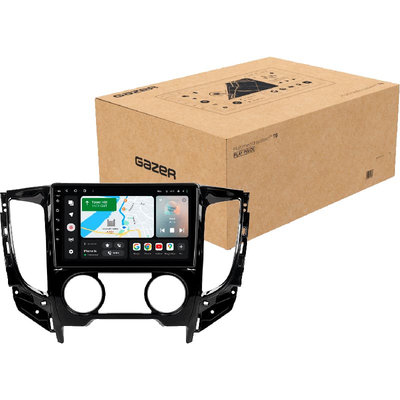 Автомагнітола GAZER T6509-KJ (79034) Додатково CarPlay; Android Auto; Мікрофон; 4G (LTE); 3G; GPS модуль; ОЗУ: 2 Гб; Вбудована пам'ять: 32 Гб; Розділення екрану; Швидке пробудження; Підтримка IPAS; Підтримка PDC; Підтримка TPMS