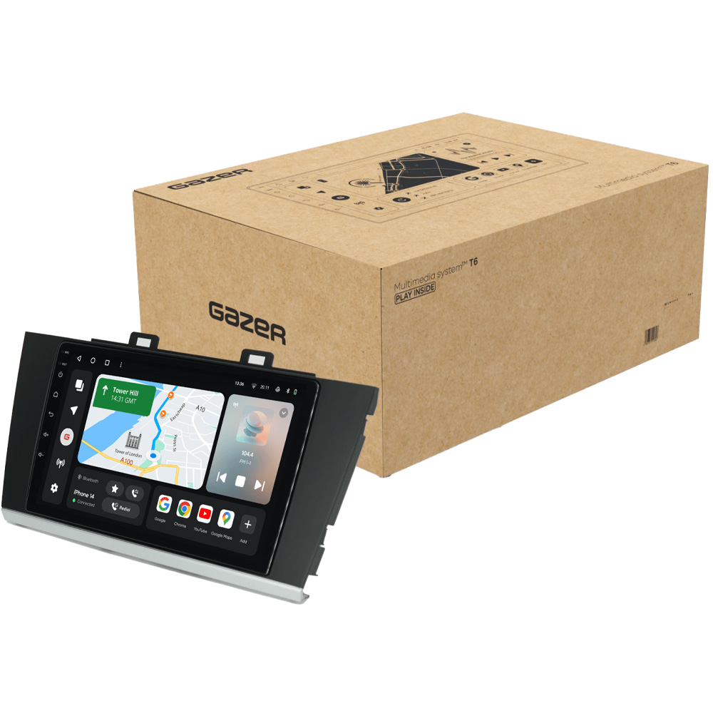 Изображение Автомагнитола GAZER T6009-BS PRO (79322)
