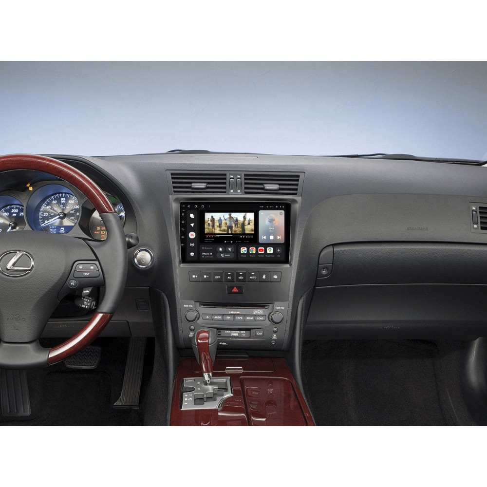Зовнішній вигляд Автомагнітола GAZER T6009-S190 для Lexus GS300 GS350 GS400 GS430 GS450h GS460 3 (S190)