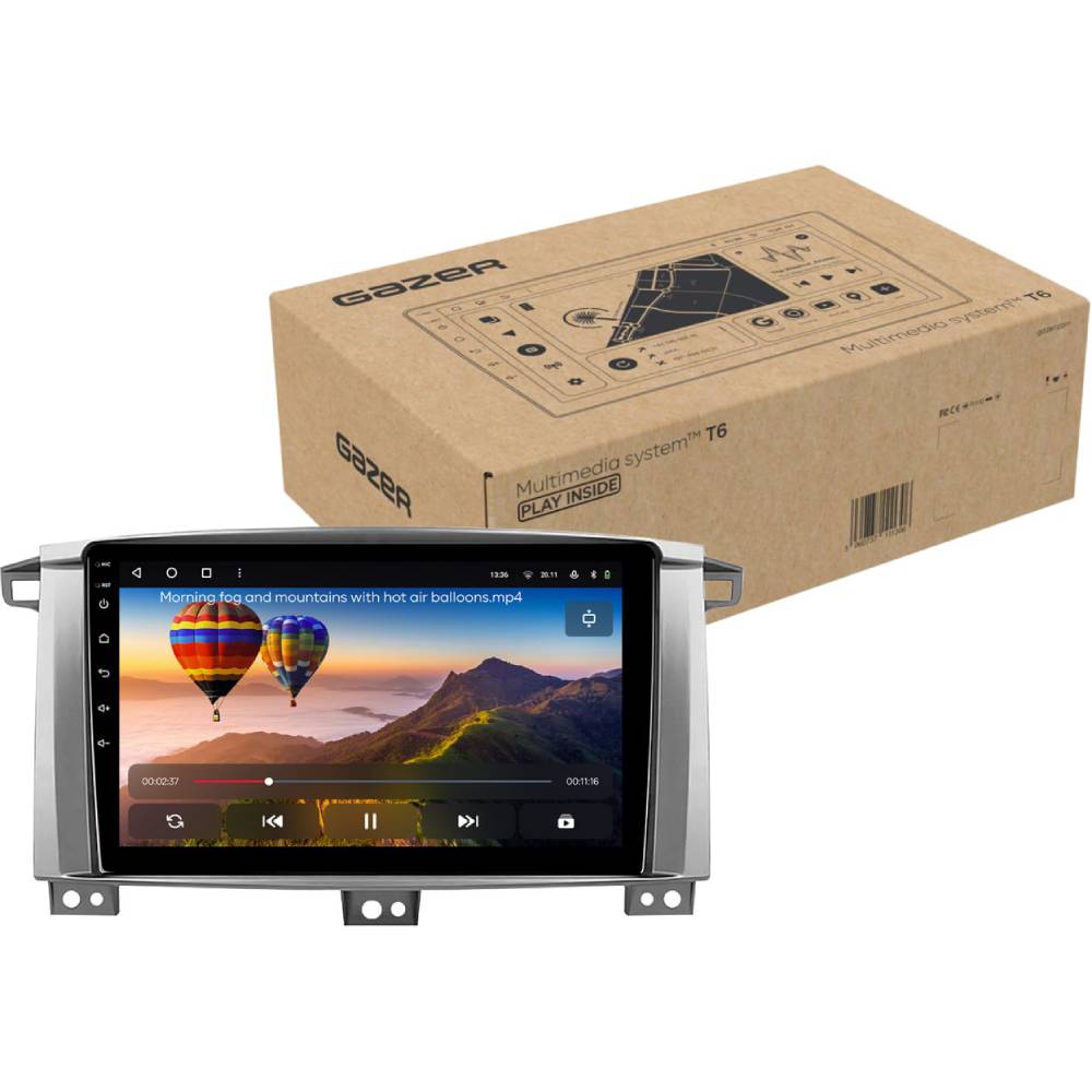 Автомагнітола GAZER T6009-J100 PRO для Toyota Land Cruiser 100 (J100) 2002-2007 (79634) Додатково Комплектація: Автомагнітола; Кабелі підключення входів/виходів; Мікрофон; GPS Антена; LTE Антена; USB кабелі; Кріпильні гвинти; Інструкція; SIM-картка