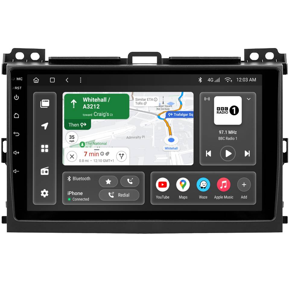 Автомагнитола GAZER T6009-J120/H PRO для Toyota Land Cruiser Prado 3 (J120) 2002-2009 (79636) Автомагнитола GAZER T6009-J120/H PRO для Toyota Land Cruiser Prado 3 (J120) 2002-2009 (79636)