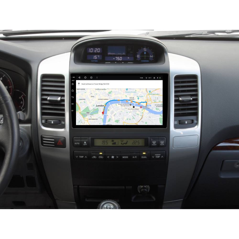 Автомагнітола GAZER T6009-J120/L для Toyota Land Cruiser Prado 3 (J120) 2002-2009 (79640) Марка автомобіля Toyota
