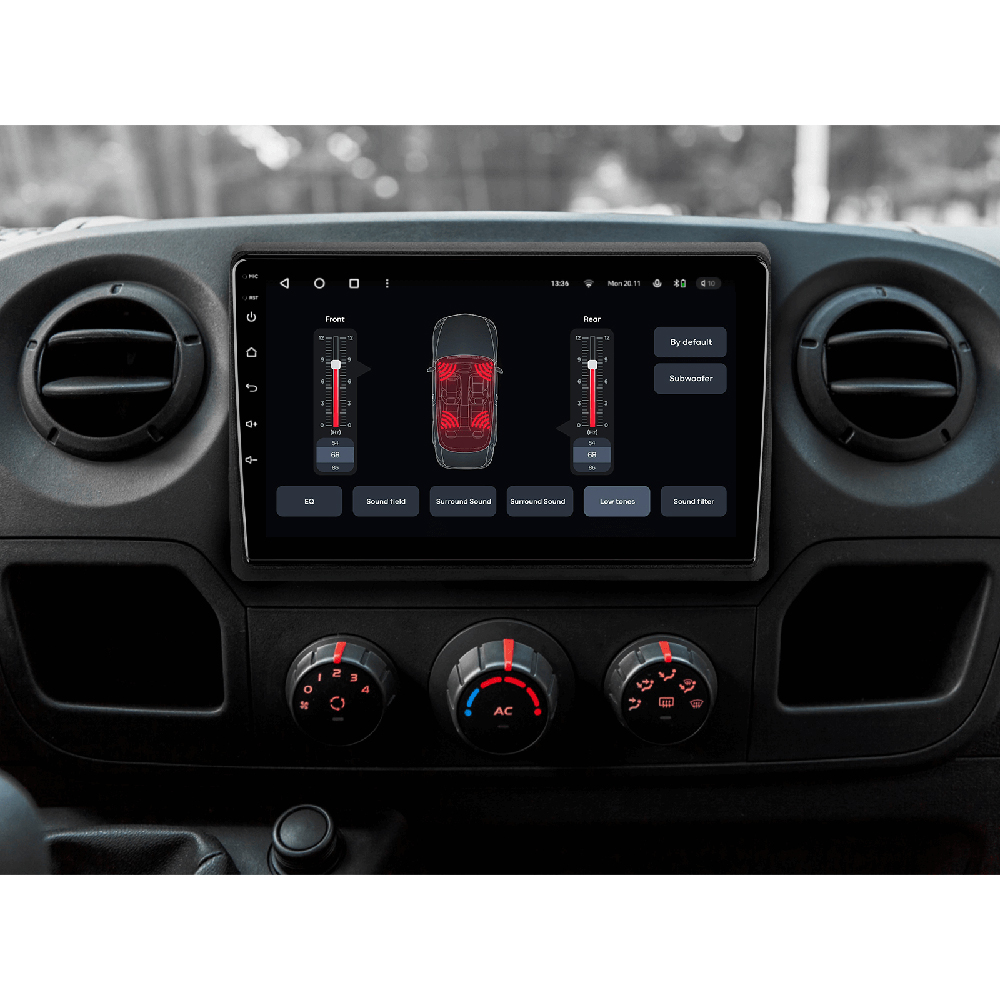 Внешний вид Автомагнитола GAZER T6010-NV400 для Renault Master 2010-2019