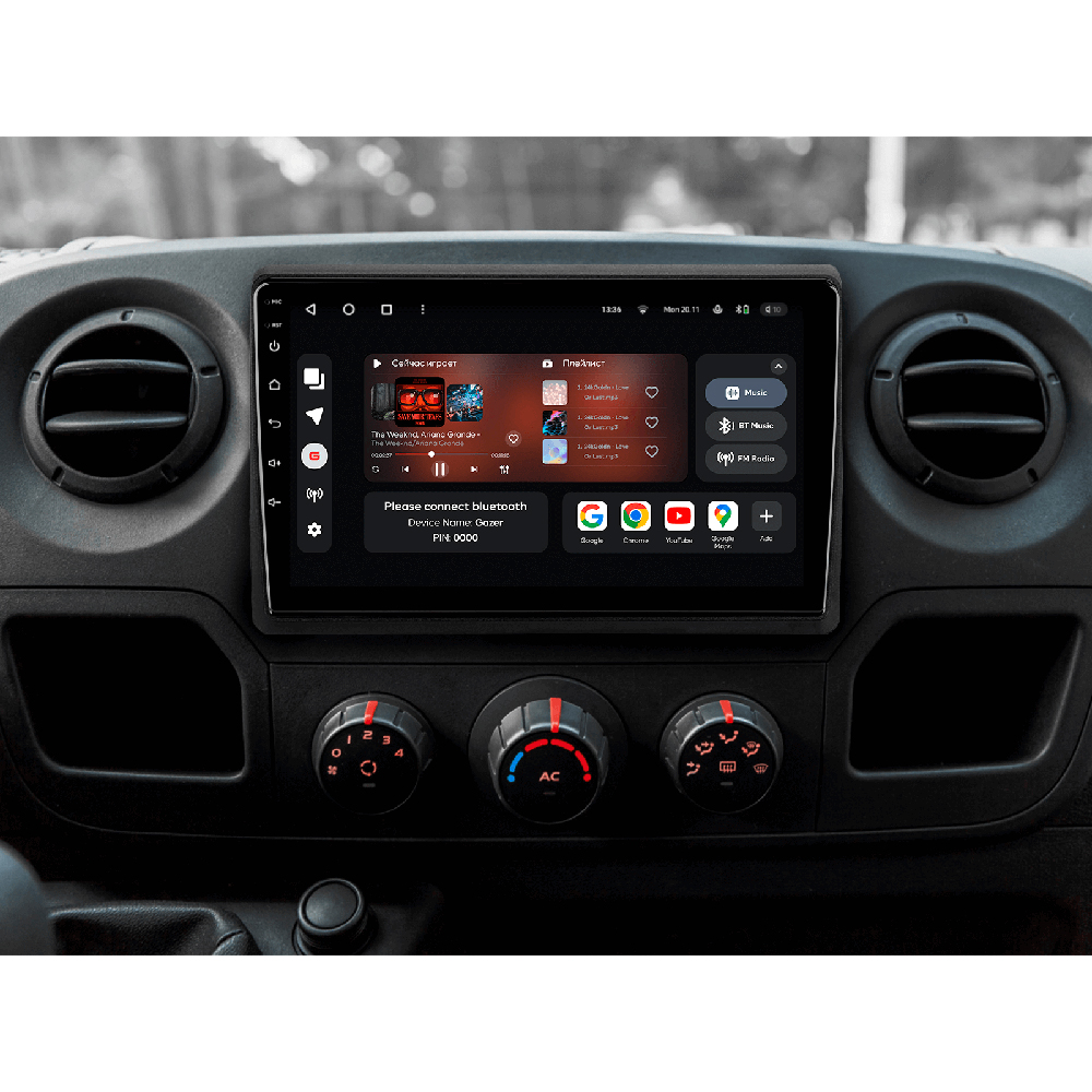Фото Автомагнитола GAZER T6010-NV400 для Renault Master 2010-2019