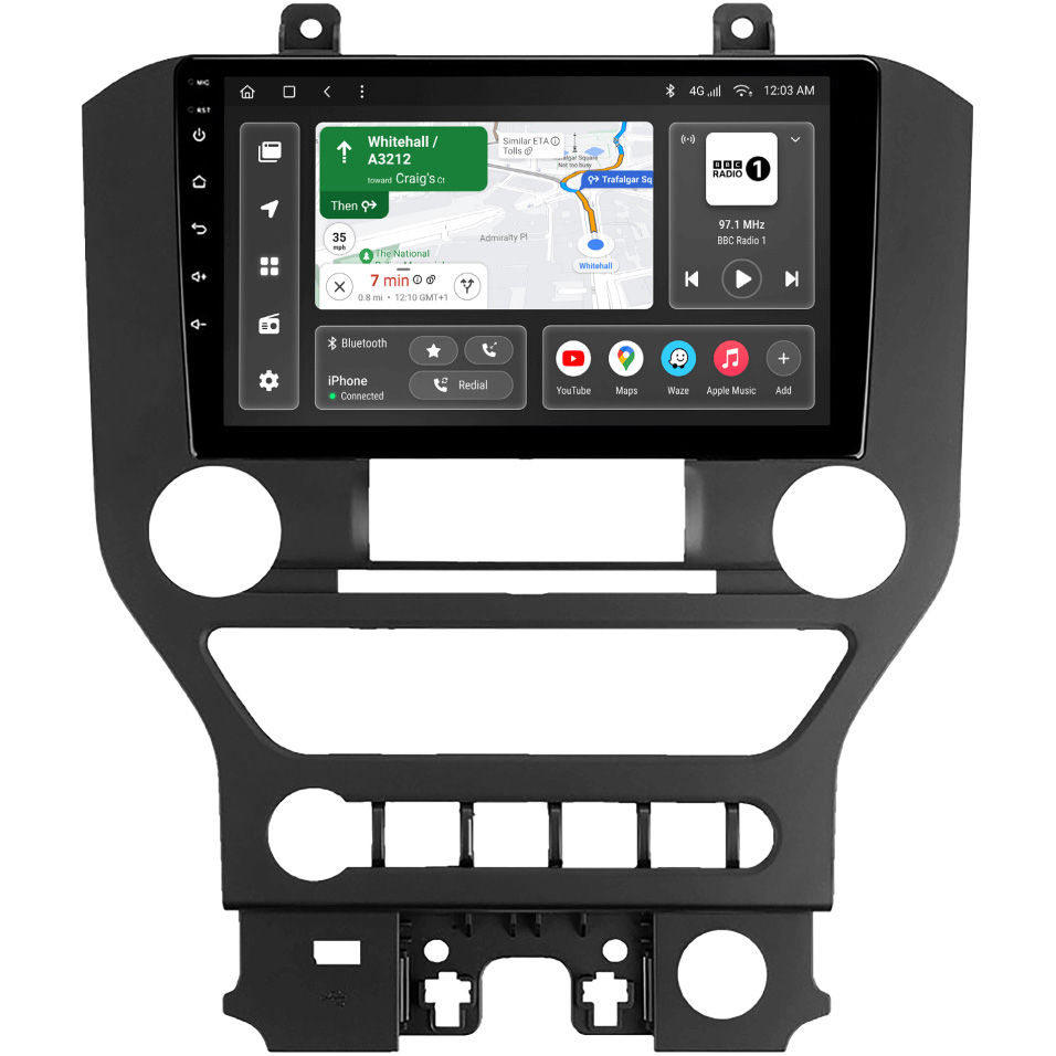 Автомагнитола GAZER T6509-S550 для Ford Mustang VI S550 2014-2021 (79058)