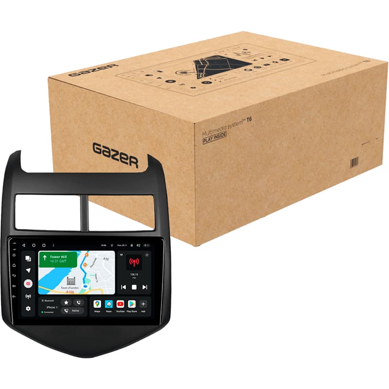 Автомагнітола GAZER T6009-T300 PRO (79956) Додатково CarPlay; Android Auto; Мікрофон; Голосове керування; 4G (LTE); 3G; GPS модуль; ОЗУ: 4 Гб; Вбудована пам'ять: 64 Гб; Розділення екрану; Швидке пробудження; Підтримка IPAS; Підтримка PDC; Підтримка TPMS