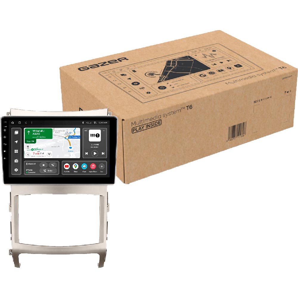 Автомагнітола GAZER T6009-EN PRO для Hyundai Veracruz IX55 (EN) 2006-2015 (79474) Додатково Android 10; Пам'ять: 4 Гб/64 Гб; Процесор: 8 ядер 2.0 ГГц; CarPlay; Android Auto; Мікрофон; Голосове керування; 4G (LTE); 3G; GPS модуль; Розділення екрану; Швидке пробудження; Голосове керування;; Підтримка IPAS; Підтримка PDC; Підтримка TPMS