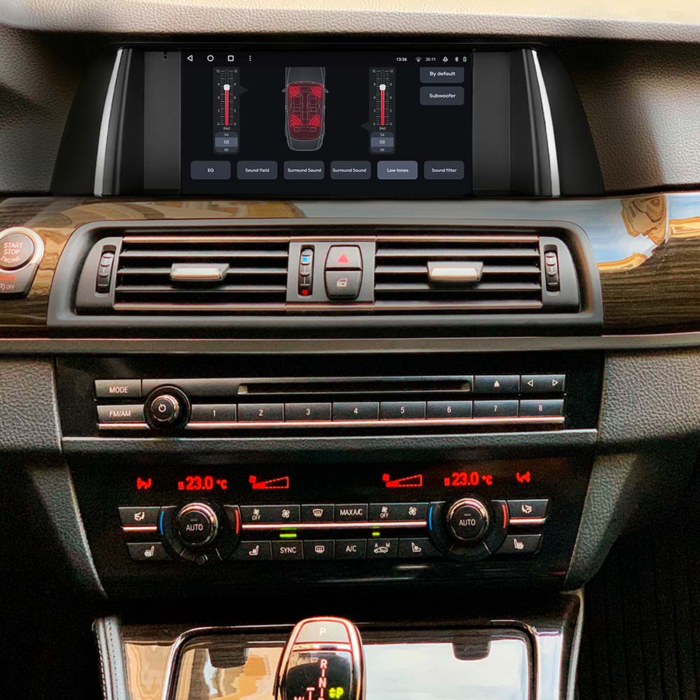 Внешний вид Автомагнитола GAZER T6009-F10/NBT PRO для BMW 5 Series NBT (F10) 2013-2017 (79482)