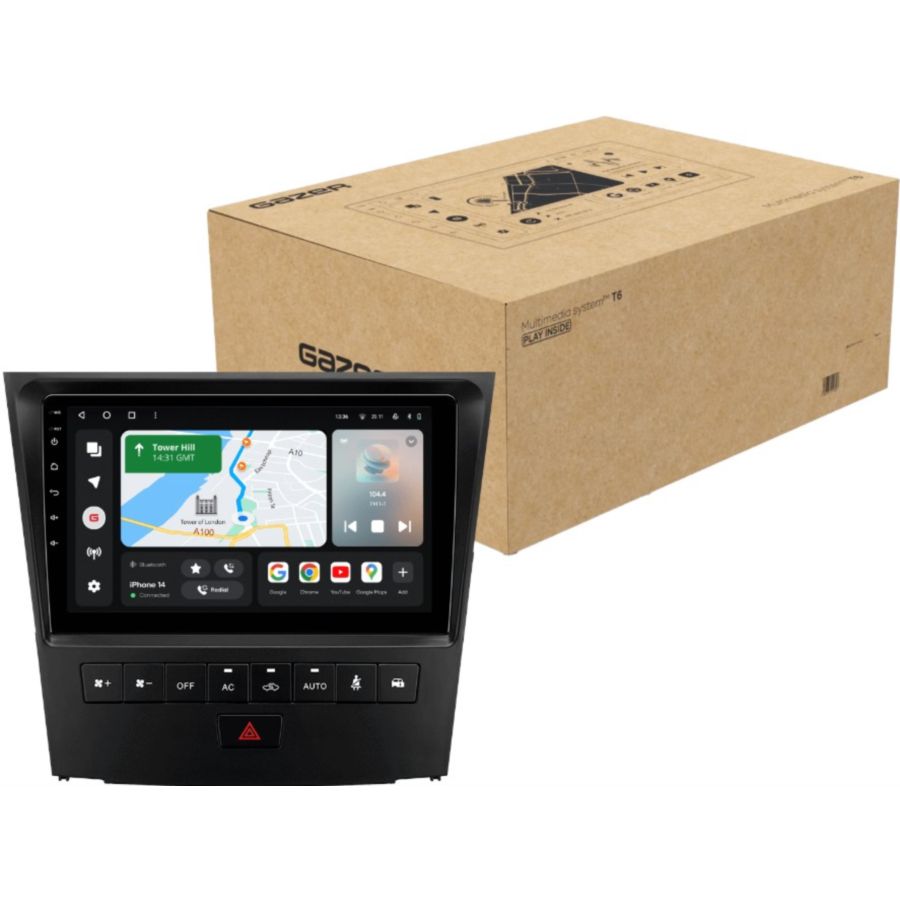 В інтернет магазині Автомагнітола GAZER T6009-S190 PRO (79884)