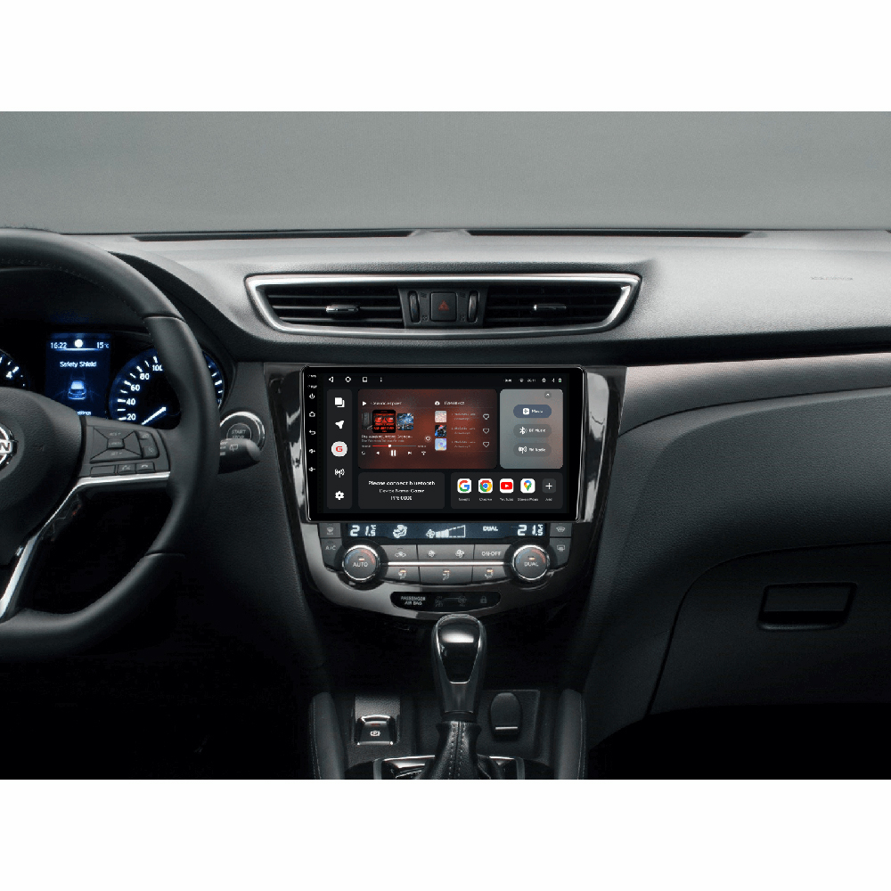 Фото Автомагнитола GAZER T6010-T32/L для Nissan X-Trail 3, Qashqai 2 (Manual air conditioning)