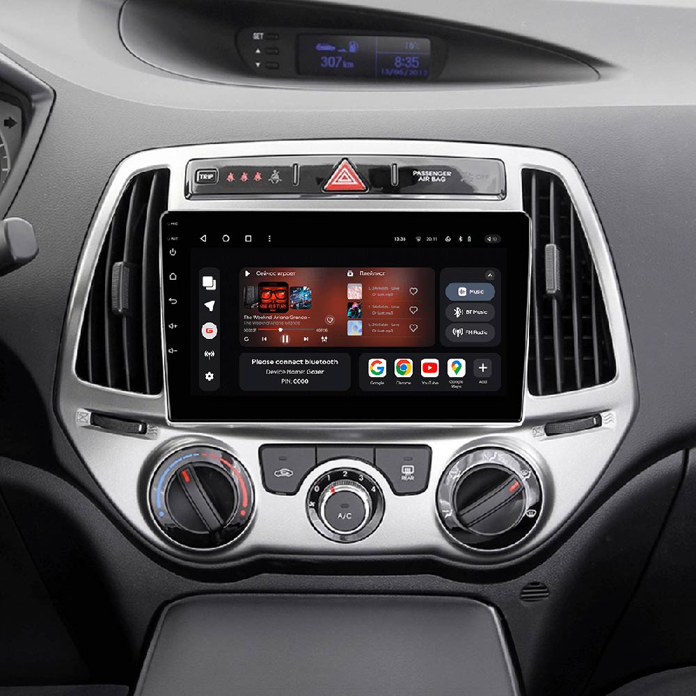 Автомагнітола GAZER T6009-PB PRO для Hyundai i20 1 PB 2012-2014 (79806) Модель автомобіля Hyundai i20 1 (PB )2012-2014