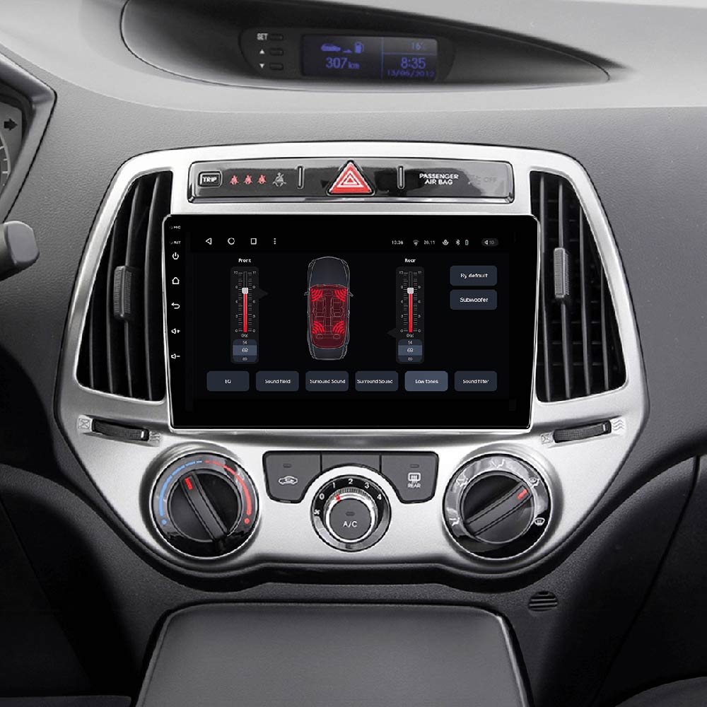 Зовнішній вигляд Автомагнітола GAZER T6009-PB PRO для Hyundai i20 1 PB 2012-2014 (79806)