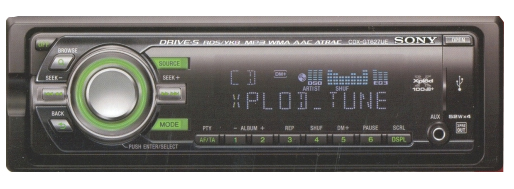 АвтоРесиверCD/MP3 SONY CDX-GT627UE