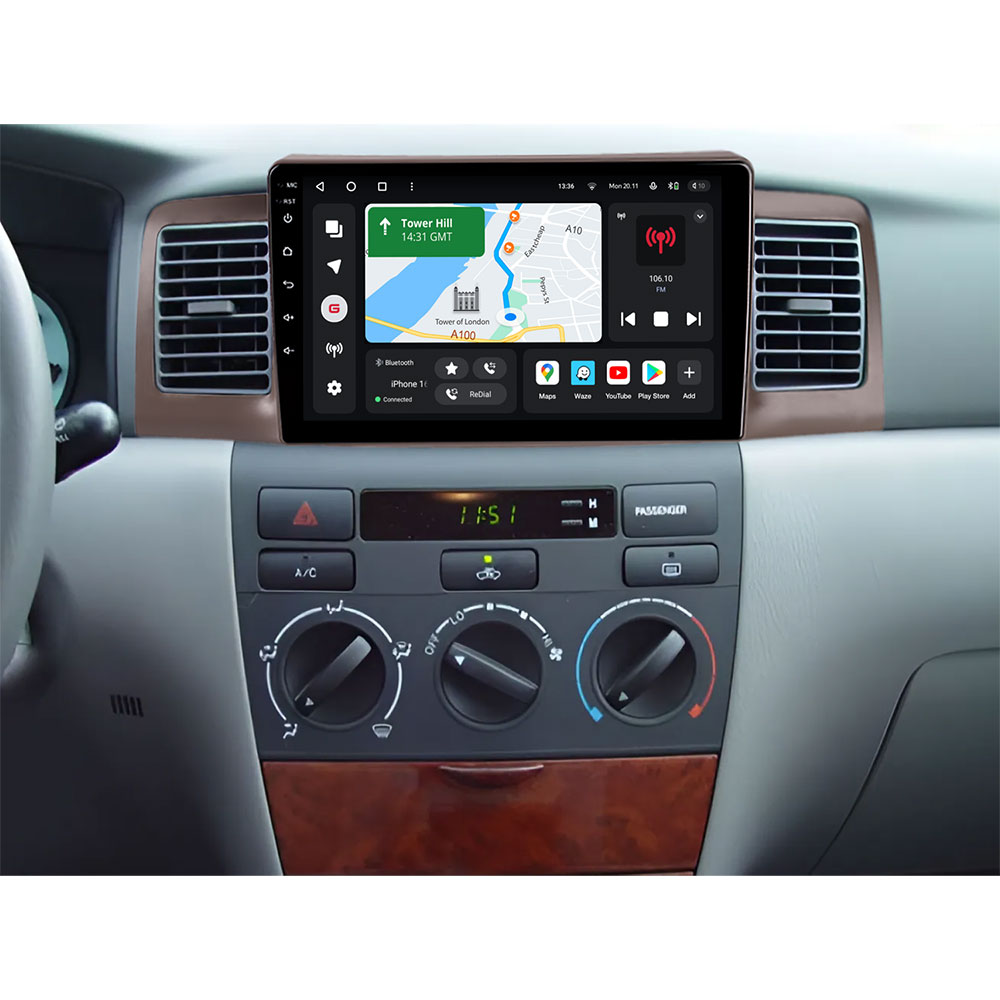 Зображення Автомагнітола GAZER T6009-E120 PRO для Toyota Corolla 9 E120 E130 2000-2004 (79436)