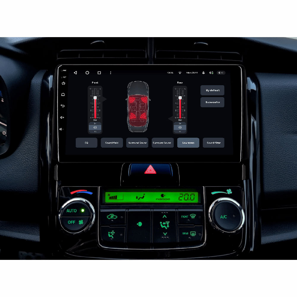 Зовнішній вигляд Автомагнітола GAZER T6009-E160J PRO для Toyota Corolla Axio 2 Fielder 3 E160 2012-2021 (79446)