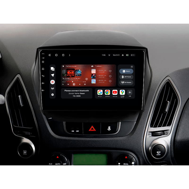 Автомагнітола GAZER T6009-LM/L PRO для Hyundai Tucson 2 IX35 LM 2009-2015 (79736) Марка автомобіля Hyundai