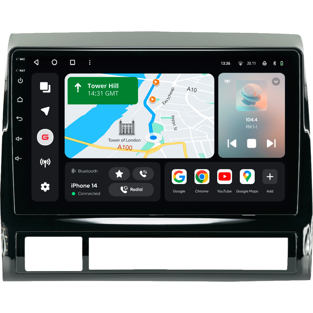 Автомагнитола GAZER T6009-N220 PRO для Toyota Tacoma 2 N220 Hilux AN10 2005-2015 (79760) Автомагнитола GAZER T6009-N220 PRO для Toyota Tacoma 2 N220 Hilux AN10 2005-2015 (79760)
