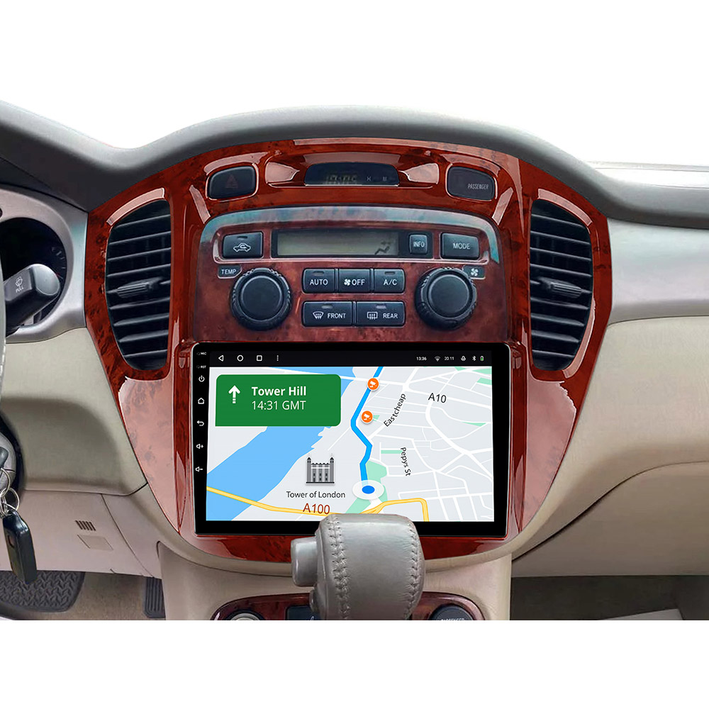 Зовнішній вигляд Автомагнітола GAZER T6009-XU20 PRO для Toyota Highlander 1 XU20 2001-2007 (80136)