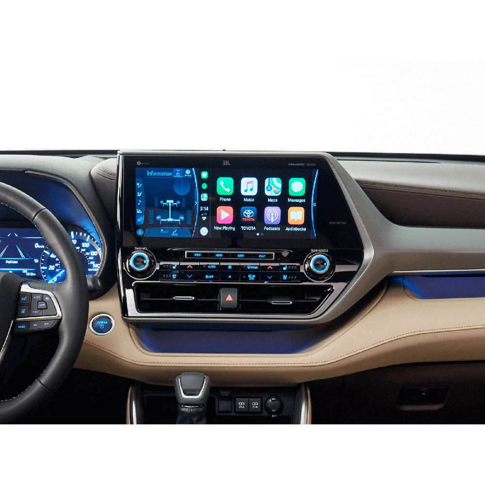 Зовнішній вигляд Автомагнітола GAZER T6009-XU70 PRO для Toyota Highlander 4 XU70 2019-2021 (80142)