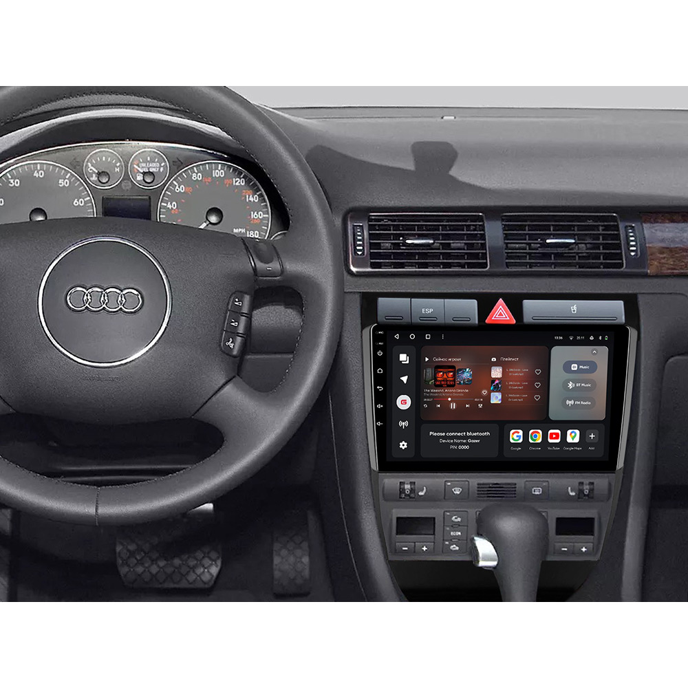 Фото Автомагнітола GAZER T6009-C5 PRO для Audi A6 2 1997-2004, S6 2 1999-2004, RS6 1 2002-2006