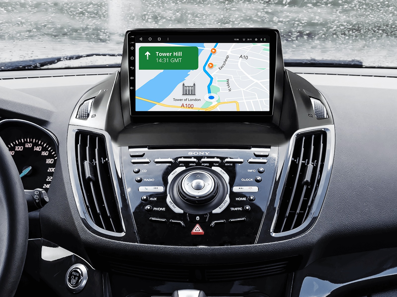 Автомагнітола GAZER T6009-C520 PRO для Ford Kuga 2, Escape 3 2012-2019 Додатково CarPlay; Android Auto; Мікрофон; Голосове керування; 4G (LTE); 3G; GPS модуль; Матриця: QLED; ОЗП: 4 Гб; Вбудована пам'ять: 64 Гб; Розділення екрану; Швидке пробудження; Голосове керування; Підтримка IPAS, PDC, TPMS; Підтримка штатних камер