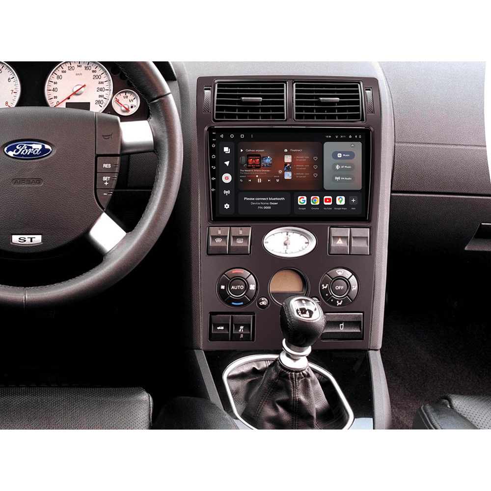 Фото Автомагнітола GAZER T6009-CD132 PRO для Ford Mondeo 2 2000-2007