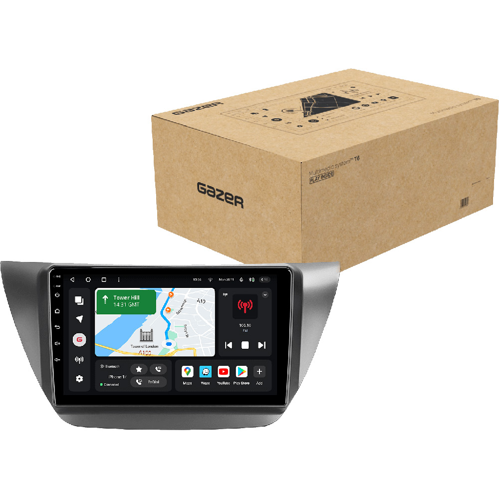 Автомагнитола GAZER T6009-CS PRO для Mitsubishi Lancer 9 (CS) 2000-2010 Дополнительно CarPlay; Android Auto; Микрофон; Голосовое управление; 4G (LTE); 3G; GPS-модуль; Матрица: QLED; ОЗУ: 4 Гб; Встроенная память: 64 Гб; Разделение экрана; Быстрое пробуждение; Голосовое управление; Поддержка IPAS, PDC, TPMS; Поддержка штатных камер