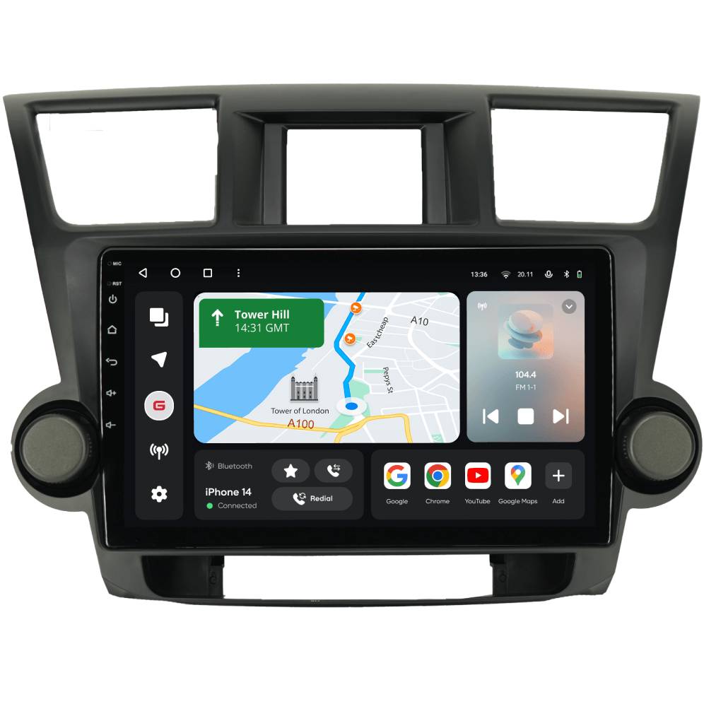 Автомагнитола GAZER T6010-XU40 PRO для Toyota Highlander 2 (XU40) 2007-2013 (80499) Автомагнитола GAZER T6010-XU40 PRO для Toyota Highlander 2 (XU40) 2007-2013 (80499)