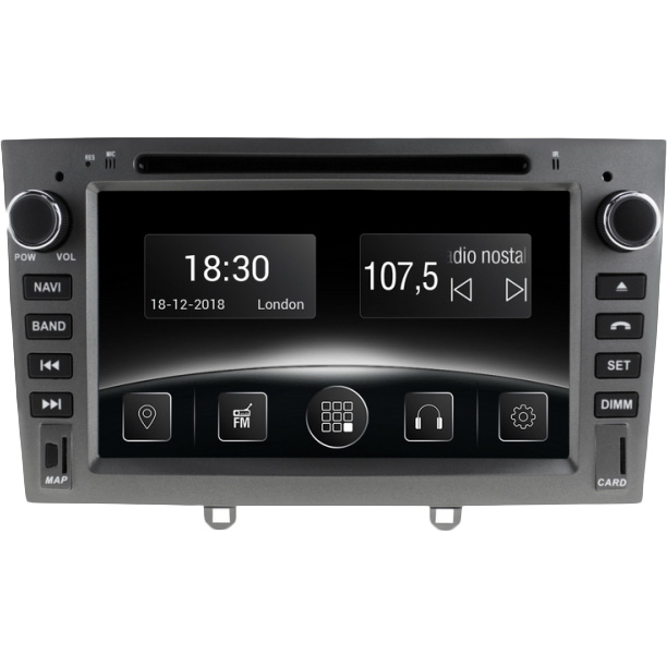 

Автомагнитола GAZER CM5007-408W для Peugeot 408 2010-2013, CM5007-408W