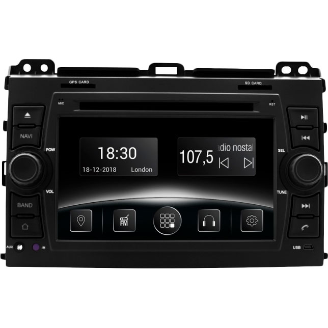 

Автомагнитола GAZER CM5007-TYT для Toyota Prado (J120) 2002-2009, CM5007-TYT
