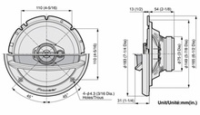 АвтоАкустика/16см PIONEER TS-A1713I (пара)