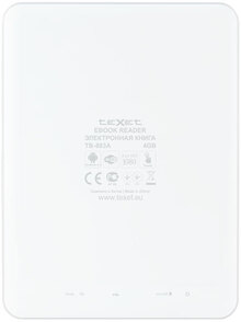 Електронна книга TEXET TB-883A White