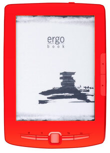 Електронна книга ERGO BOOK 0607 Red + microSDHC 8Gb