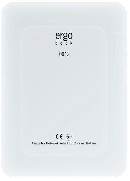 Електронна книга ERGO BOOK 0612 White + microSDHC 8Gb Сенсорний екран False