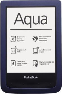 Електронна книга POCKETBOOK 640 Aqua Black/Blue (PB640-B-CIS)