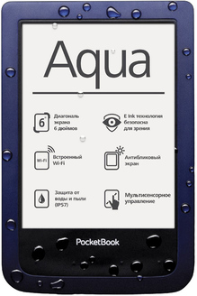 Электронная книга POCKETBOOK 640 Aqua Black/Blue (PB640-B-CIS)