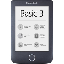 Електронна книга POCKETBOOK 614(2) Basic 3, Black (PB614-2-E-CIS)