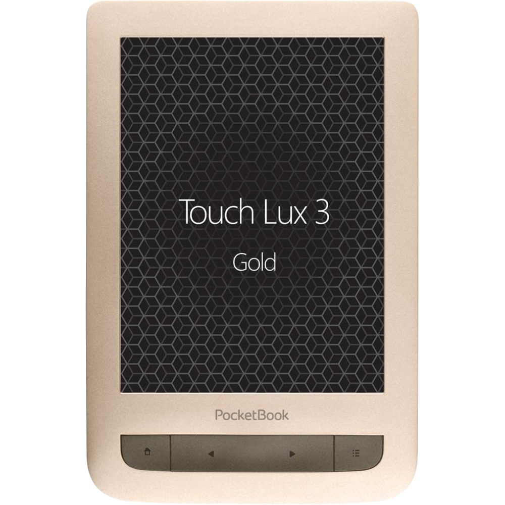 Электронная книга POCKETBOOK 626(2) Touch Lux 3, Gold (PB626(2)-G-CIS) Сенсорный экран True